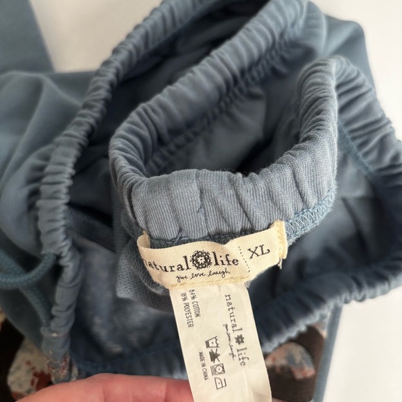 NATURAL LIFE FLORAL PRINT HOODED SWEATSHIRT SET - Picture 6 of 6